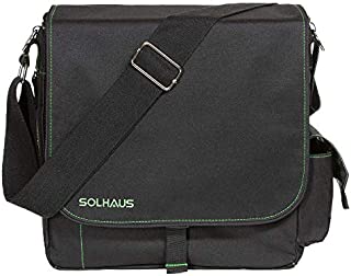 Solhaus Mens Diaper Bag, Messenger bag For Dads with Wipes Pocket, Stroller Straps,