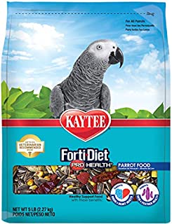 Kaytee Forti Diet Pro Health Bird Food For Parrots, 5-Pound