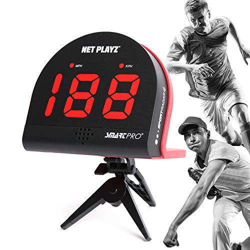 NET PLAYZ Baseball Softball Personal Speed Radar Detector Gun, Measurement Baseball Pitching