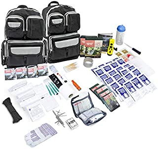 Emergency Zone 4 Person Urban Survival 72-Hour Bug Out/Go Bag | Perfect Way to Prepare Your Family | Be Ready for Disasters Like Hurricanes, Earthquake, Wildfire, Floods