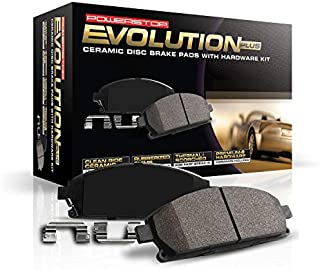 Power Stop 17-1409, Z17 Front Ceramic Brake Pads with Hardware