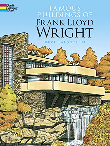 Famous Buildings of Frank Lloyd Wright (Dover History Coloring Book)