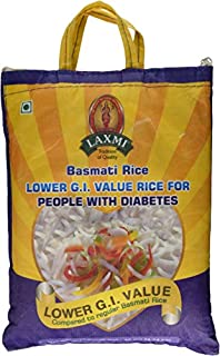 Laxmi Diabetic Friendly Basmati Rice w/ Lower G.I. Index Value - 10lb