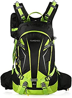 TOMSHOO 20L Cycling Backpack Lightweight Water Resistant Bicycle Bike Travel Camping Hiking Backpack Daypack with Rain Cover Helmet Cover