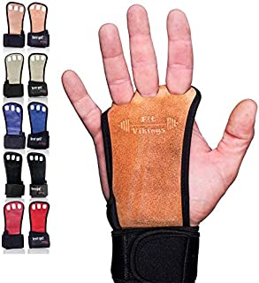 Gymnastics Grips - Gloves for Crossfit - Workout Gloves with Wrist Wraps - Weight Lifting Gloves - Gym Gloves for Pull Up - Fitness Hand Grips - Calisthenics Equipment