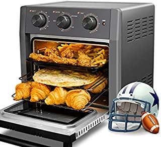 WEESTA 19 Quart Air Fryer Toaster Oven, 5-IN-1 Countertop Convection Oven with Air Fry Air Roast Toast Broil Bake Function for Fried Chicken, Steak, Fries, Tater Tots, Chips, Bacon, Pizza, etc.