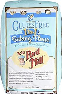 Bob's Red Mill Gluten Free 1-to-1 Baking Flour - 25 lb - Bulk Bag