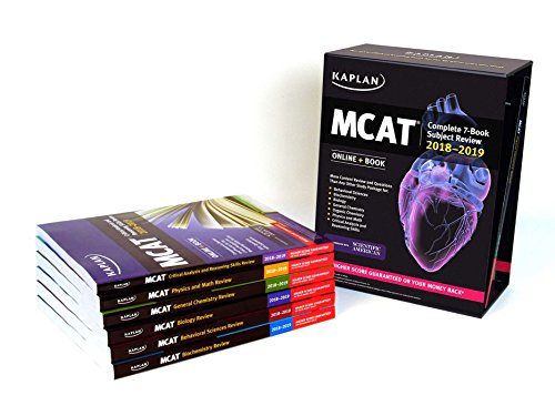MCAT Complete 7-Book Subject Review 2018-2019: Online + Book (Kaplan Test Prep)