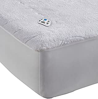 Serta | Luxurious Sherpa Plush Heated Electric Mattress Pad with Hypoallergenic Fill King