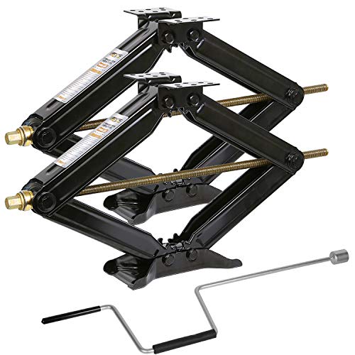 Weize Camper RV Trailer Stabilizer Leveling Scissor Jacks With Handle -24