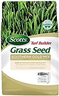 Scotts Turf Builder Grass Seed Southern Gold Mix For Tall Fescue Lawns - 7 lb., Thrives In Harsh Summer Conditions, Heat, Drought, Insect And Disease Resistant, Covers up to 1,750 sq. ft.