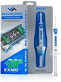 XADO Revitalizant EX120 Conditioner for Automatic Gearbox & CVT Tiptronic Transmission Oil Treatment Additive (Box, Syringe 8 ml) Protectant Fluid - Restore Your ATF Metal Parts from Wear (Automatic)