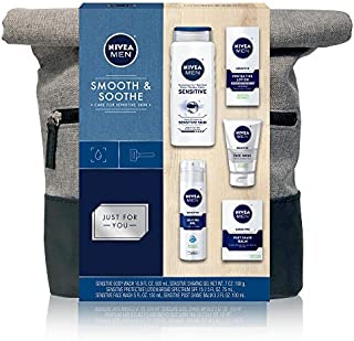 NIVEA Men Dapper Duffel Gift Set - 5 Piece Collection of On-The-Go Grooming Needs with Travel Bag Included