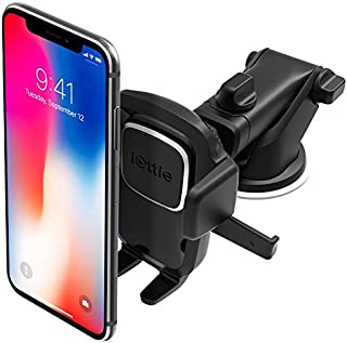 iOttie Easy One Touch 4 Dash & Windshield Car Mount Phone Holder Desk Stand Pad & Mat for iPhone, Samsung, Moto, Huawei, Nokia, LG, Smartphones