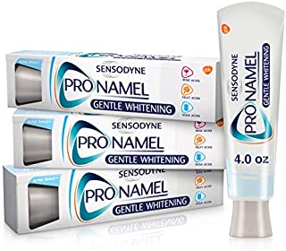 PRONAMEL Sensodyne Gentle Teeth ning Enamel Toothpaste for Sensitive Teeth, White, Alpine Breeze, 12 Ounce (Pack of 3)