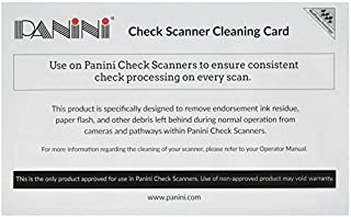 Panini Check Scanner Cleaning Cards featuring Waffletechnology (15 cards)