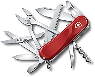 Victorinox Swiss Army Multi-Tool, Evolution S52 Pocket Knife, Red