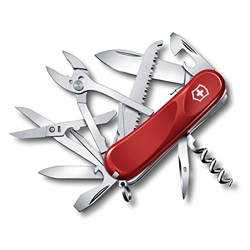 Victorinox Swiss Army Multi-Tool, Evolution S52 Pocket Knife, Red