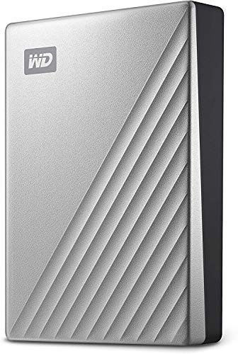 WD 5TB My Passport Ultra for Mac Silver Portable External Hard Drive, USB-C - WDBPMV0050BSL-WESN