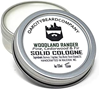 OakCityBeardCo. - Woodland Ranger - Men's Solid Cologne - 1oz - Pine - Cedarwood - Fir - Fall & Winter Collection