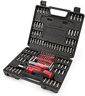 TEKTON 2841 Everybit (TM) Ratchet Screwdriver, Electronic Repair Kit and Security Bit Set, 135-Piece