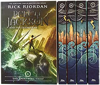 Percy Jackson and the Olympians 5 Book Paperback Boxed Set (new covers w/poster) (Percy Jackson & the Olympians)