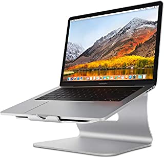 Laptop Stand - Bestand Aluminum Cooling MacBook Stand: [Update Version] Stand, Holder for Apple MacBook Air, MacBook Pro, All Notebooks, Sliver (Patented)