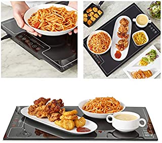 DAPU Food Warmer for Parties Buffets Electric LED Smart Touch Panel Electric Warming Tray with Adjustable Temperature Control, Perfect For Events, and Home Dinners, Hot Plate 24