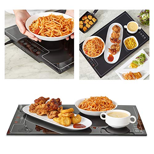 DAPU Food Warmer Warming Tray with Adjustable Temperature Control touch panel (16