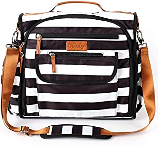 Blissly Convertible Baby Diaper Bag Tote: Bags for Boy, Girl, Twin, Mom & Dad