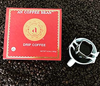 AN COFFEE BEAN - Authentic Vietnamese Coffee - Extra bold - 12 Single-serving packets - Air roasted coffee - Gift box - NEW LOOK