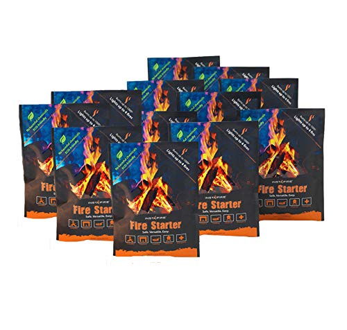 Instafire Granulated Fire Starter, All Natural, Eco-Friendly, Lights up to 48 Total Fires in Any Weather, Awarded 2017 Fire Starter of The Year, 12 Pk