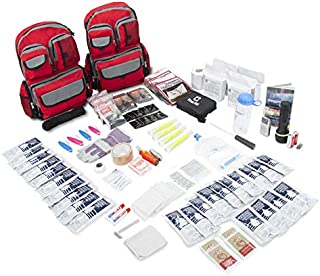 Emergency Zone 4 Person Family Prep 72 Hour Survival Kit/Go-Bag | Perfect Way to Prepare Your Family | Be Ready for Disasters Like Hurricanes, Earthquake, Wildfire, Floods | Now Includes Bonus Item!