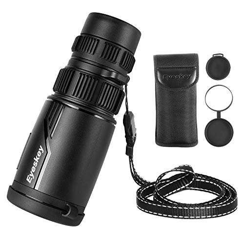 Eyeskey Seeker Pro HD Packet Monocular | Waterproof and Fog-Proof | Optimized Clear Optics | Compact Size Theater Monoculars for Birding Travelling (8-24X42)