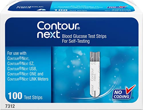 CONTOUR NEXT Blood Glucose Test Strips, 100 Count