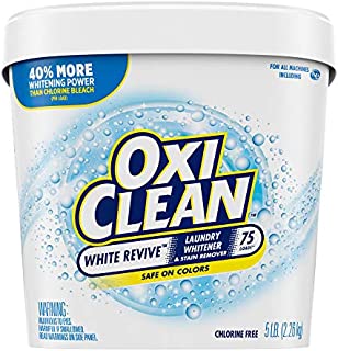 OxiClean White Revive Laundry Whitener + Stain Remover, 5 lbs.