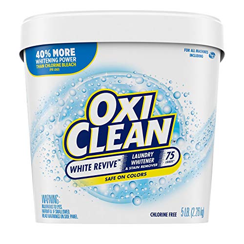 OxiClean White Revive Laundry Whitener + Stain Remover, 5 lbs.