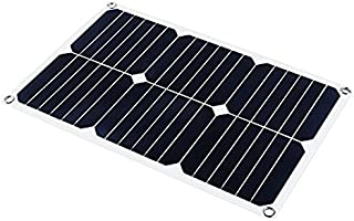 SUNKINGDOM 12 Volt 12v Solar Battery Charger, 18W Solar Car Battery Charger, Solar Trickle Charger, Solar Panel Battery Maintainer for Automotive, Motorcycle, Boat, Marine, RV