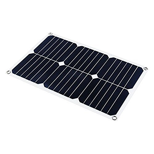 SUNKINGDOM 12 Volt 12v Solar Battery Charger, 18W Solar Car Battery Charger, Solar Trickle Charger, Solar Panel Battery Maintainer for Automotive, Motorcycle, Boat, Marine, RV