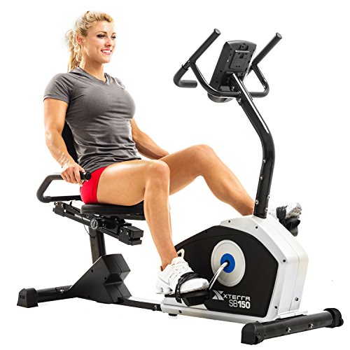 XTERRA Fitness SB150 Recumbent Exercise Bike, Black