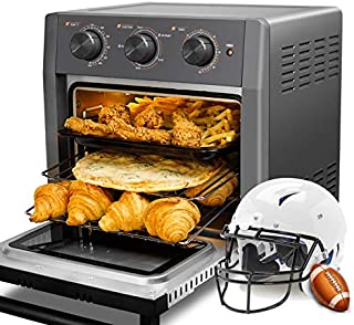 WEESTA 19 Quart Air Fryer Toaster Oven, 5-IN-1 Countertop Convection Oven with Air Fry Air Roast Toast Broil Bake Function for Fried Chicken, Steak, Fries, Tater Tots, Chips, Bacon, Pizza, etc.
