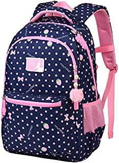 VBG VBIGER School Backpack Girl Backpacks for School Backpack for Kids Cute School Backpack Elementary Dot BookbagLarge