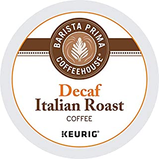 Barista Prima Decaf Coffee, Italian Roast, Rich. Dark. European., 24- Count K-Cup