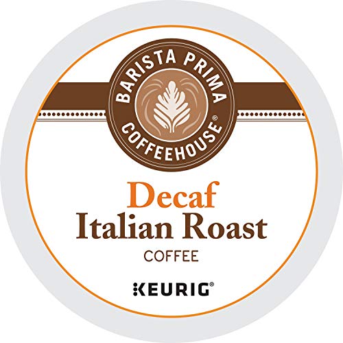 Barista Prima Decaf Coffee, Italian Roast, Rich. Dark. European., 24- Count K-Cup