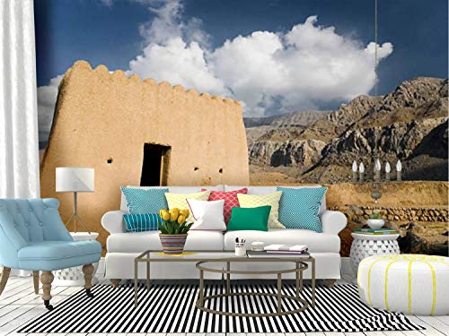 Wall Mural dhaya fort ras al khaimah uae oasis stock pictures royalty free Peel and Stick Wallpaper Self Adhesive Wallpaper Large Wall Sticker Removable Vinyl Film Roll Shelf Paper Home Decor