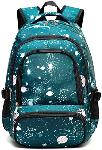 Kids Backpack for Teenage Girls Elementary School Bags High School Bookbags Teenagers (Cyan)