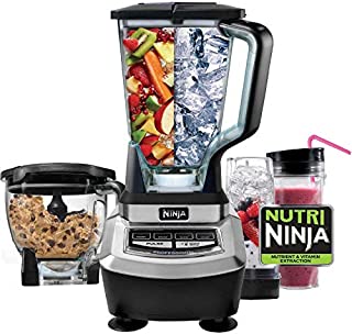 Ninja BL780 Supra 1200 Watt Food Processor and Kitchen Blender System (Renewed)