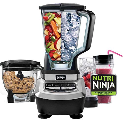 Ninja BL780 Supra 1200 Watt Food Processor and Kitchen Blender System (Renewed)