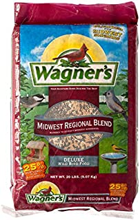 Wagner's 62006 Midwest Regional Blend Wild Bird Food, 20-Pound Bag