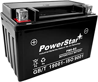 PowerStar YTX9-BS Sealed Battery Suzuki GSX-R600 97-07 GSX600F Katana 98-06